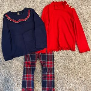 Janie and Jack toddler girl set size 2T